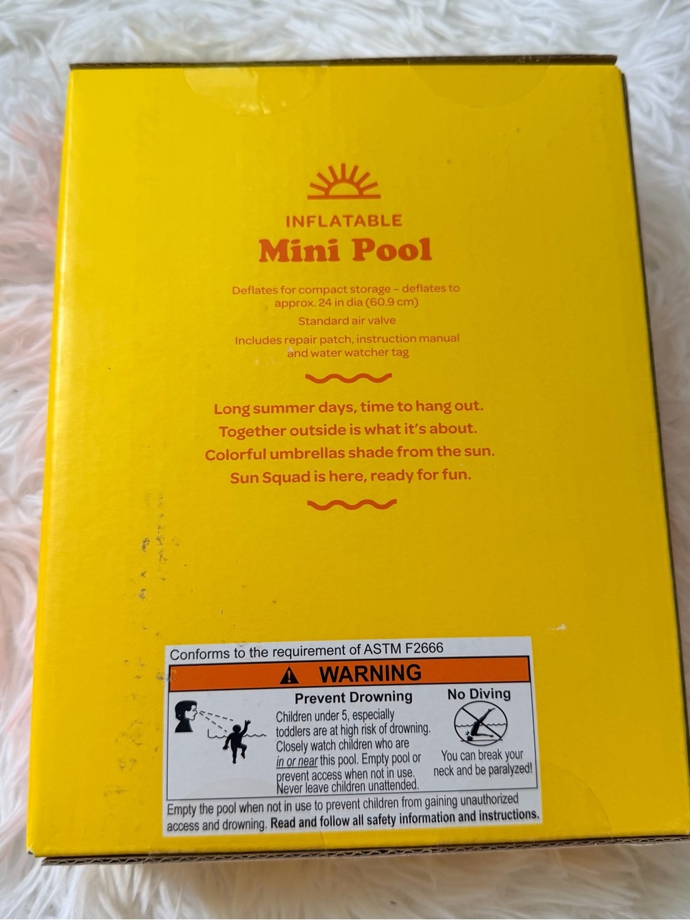 Baby Toddler Inflatable Splash Pool Pink Lavender NIB - Picture 2 of 6
